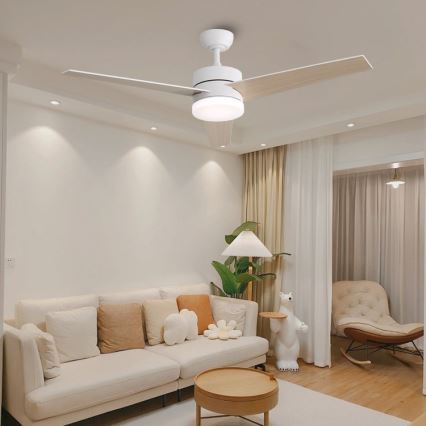 Immax NEO 07284L - LED+CCT димируем таванен вентилатор VARIABLE LED/24W/230V 3000/4000/6000K Wi-Fi Tuya Ø 132 см + дистанционно управление