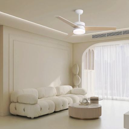 Immax NEO 07284L - LED+CCT димируем таванен вентилатор VARIABLE LED/24W/230V 3000/4000/6000K Wi-Fi Tuya Ø 132 см + дистанционно управление