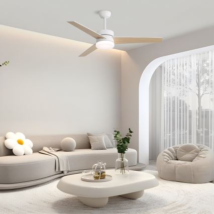 Immax NEO 07284L - LED+CCT димируем таванен вентилатор VARIABLE LED/24W/230V 3000/4000/6000K Wi-Fi Tuya Ø 132 см + дистанционно управление