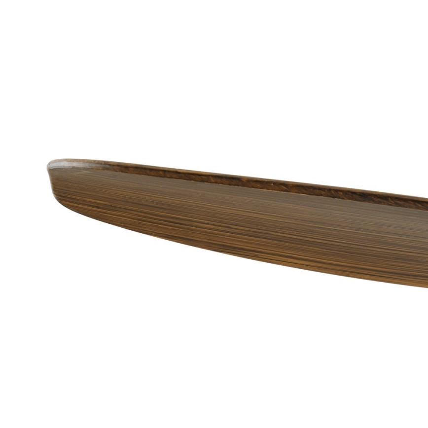 Immax NEO 07286L - LED таванен вентилатор WAVE LED/18W/230V Wi-Fi Tuya кафяв Ø 132 см + дистанционно управление