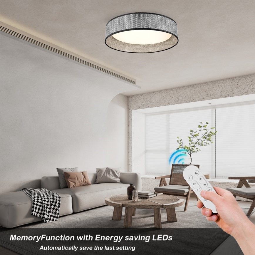 Immax NEO 07287L - LED+CCT Димируемо таванно осветително тяло LONA LED/36W/230V 3000-6000K Wi-Fi Tuya Ø 45,5 см+ дистанционно управление
