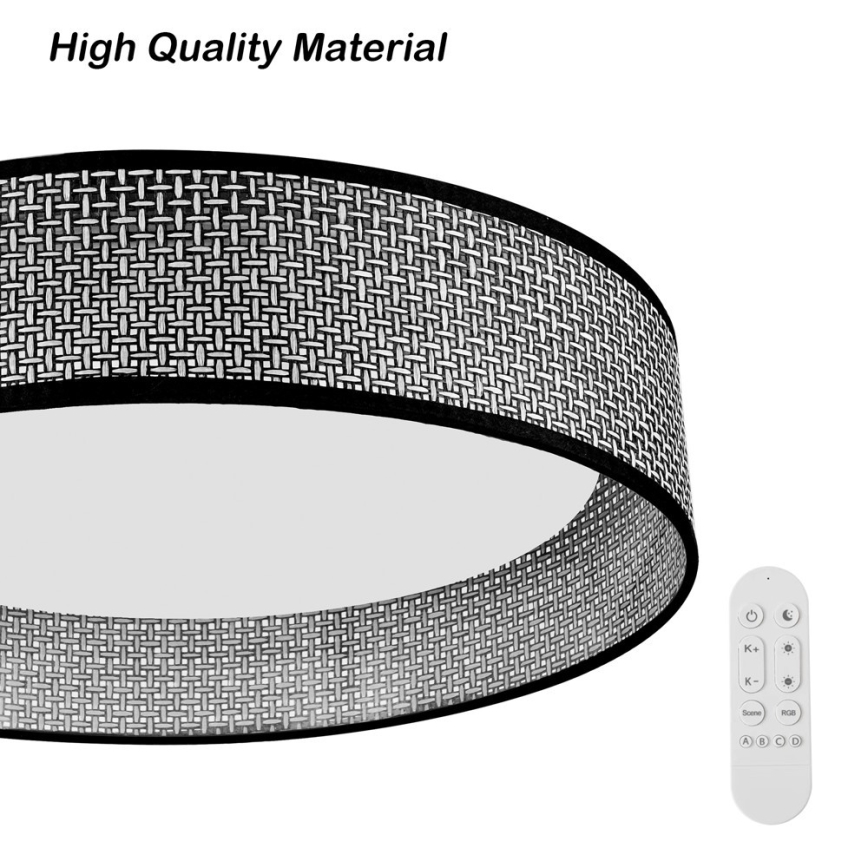 Immax NEO 07287L - LED+CCT Димируемо таванно осветително тяло LONA LED/36W/230V 3000-6000K Wi-Fi Tuya Ø 45,5 см+ дистанционно управление