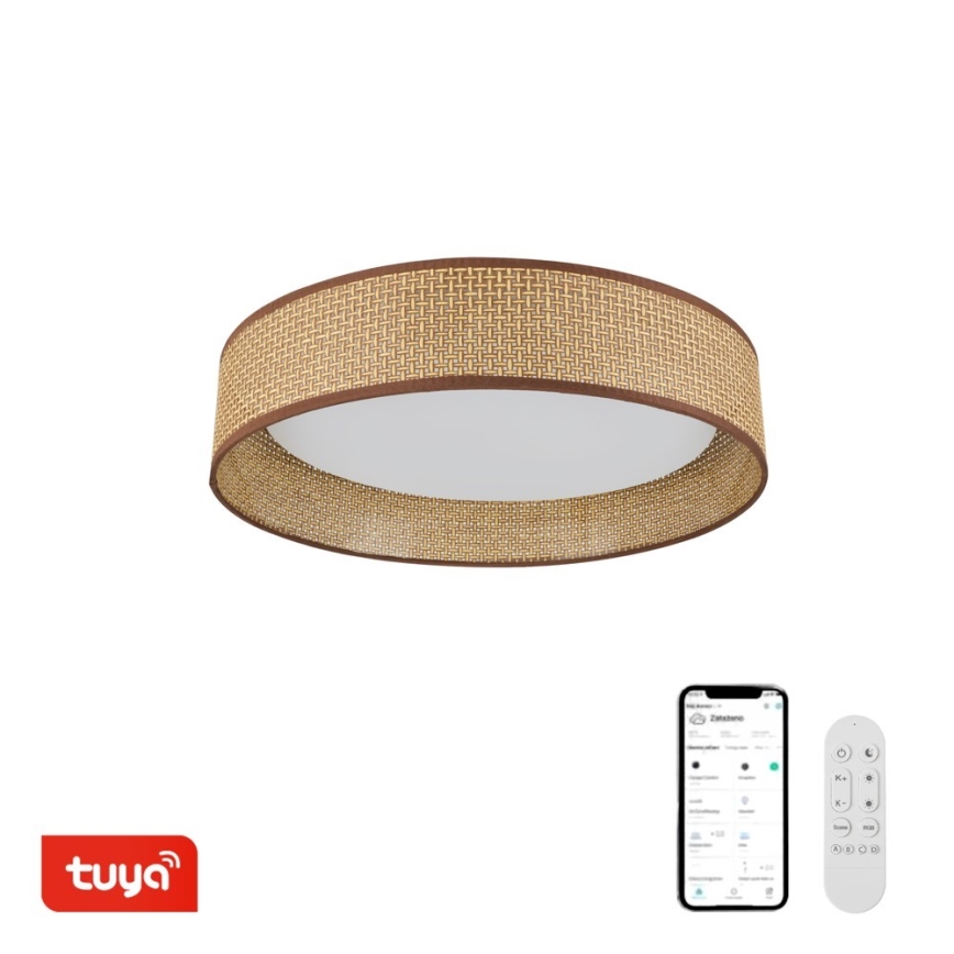 Immax NEO 07288L - LED+CCT димируемо таванно осветително тяло LONA LED/36W/230V 3000-6000K Wi-Fi Tuya Ø 45,5 см + дистанционно управление