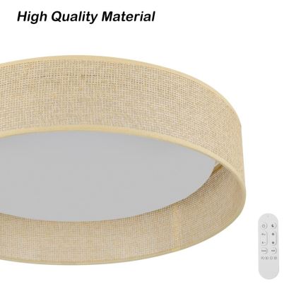 Immax NEO 07289L - LED+CCT Димируем плафон LONA LED/36W/230V 3000-6000K Wi-Fi Tuya Ø 45,5 см + дистанционно управление