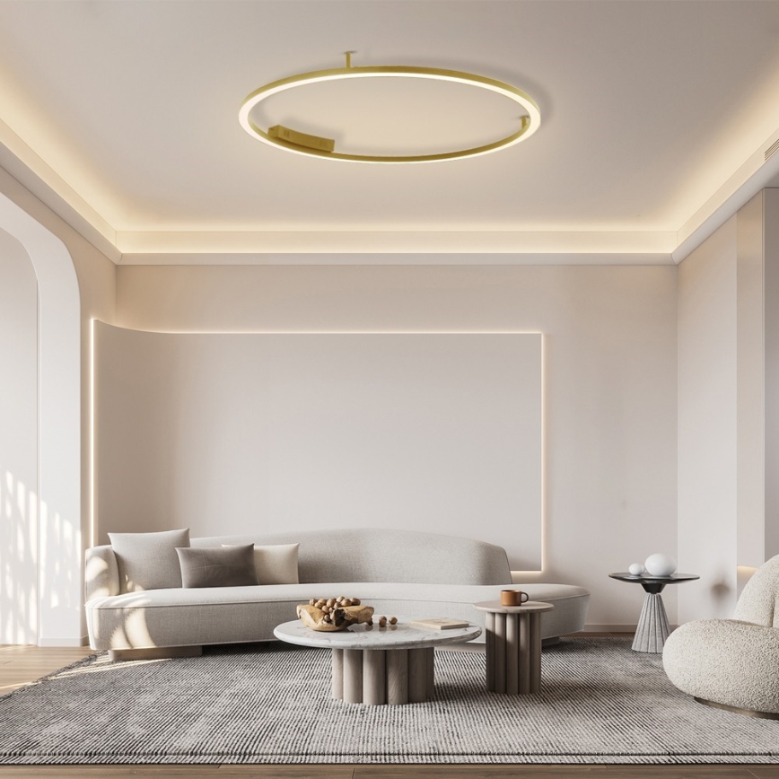 Immax NEO 07290-120G - LED+CCT Димируемо таванно осветително тяло FINO LED/55W/230V 2700-6500K Tuya Ø 120 см + дистанционно управление
