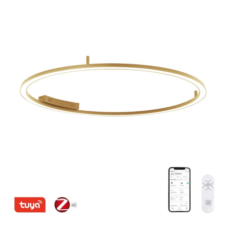 Immax NEO 07290-120G - LED+CCT Димируемо таванно осветително тяло FINO LED/55W/230V 2700-6500K Tuya Ø 120 см + дистанционно управление