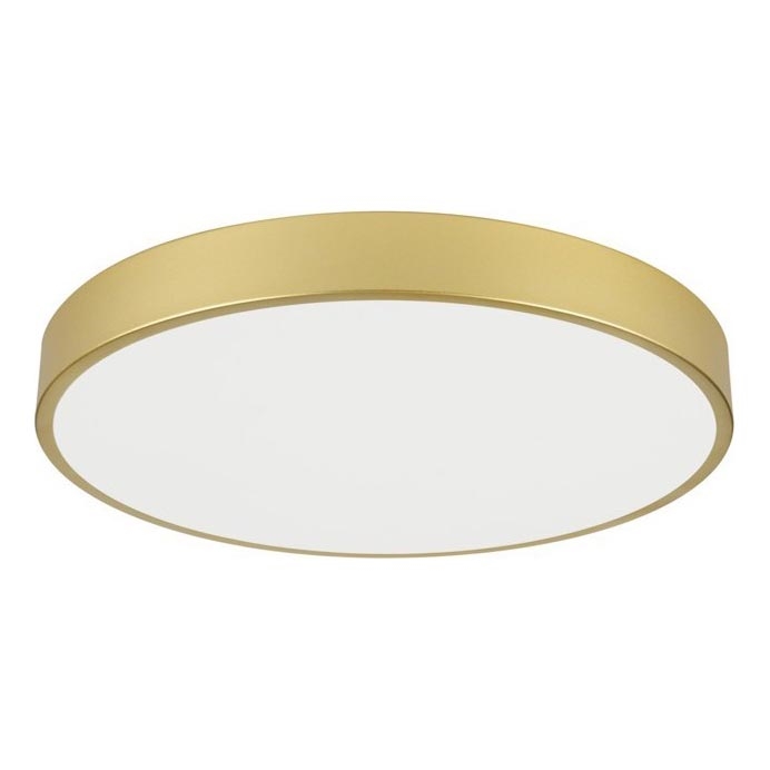 Immax NEO 07293L - Димируемо LED таванно осветително тяло NEO LITE SEMPLICI LED/60W/230V 3000-6000K Ø 60 см Wi-Fi Tuya златисто + дистанционно управление