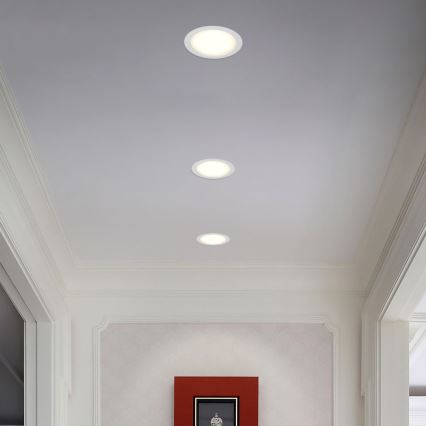 Immax NEO 07294L - Димируемо вградено таванно осветително тяло DOWN LED/36W/230V Wi-Fi Tuya Ø 23 см бяло