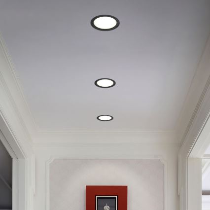 Immax NEO 07294L - LED димируемо вградено таванно осветително тяло DOWN LED/36W/230V Wi-Fi Ø 23 cm черно