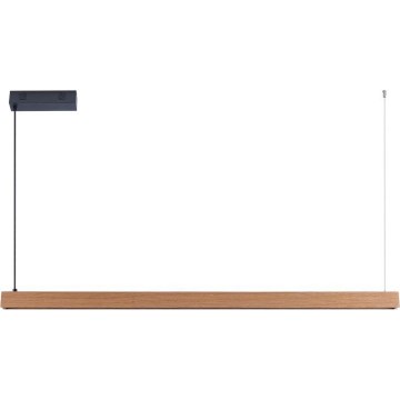 Immax NEO 07303L - Димируем LED полилей на кабел MADEIRA LED/26W/230V Wi-Fi Tuya 122 cm дъб + дистанционно управление