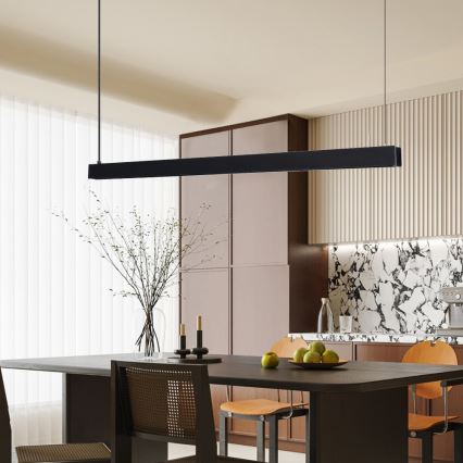 Immax NEO 07306L - LED димируем полилей на кабел MADEIRA LED/26W/230V Wi-Fi Tuya 122 cm черен + дистанционно управление