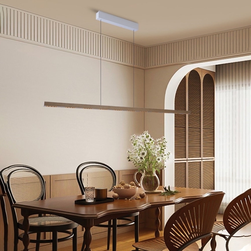 Immax NEO 07310L - димируем LED полилей на кабел с вграден сензор MADEIRA LED/37W/230V 157 cm ясен