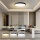 Immax NEO 07314L - Димируемо таванно LED осветително тяло SEMPLICI LED/128W/230V pr. 100 cm Wi-Fi Tuya черно + дистанционно управление