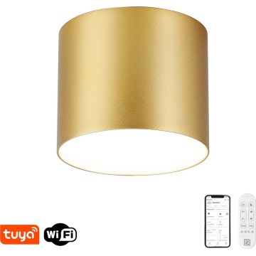 Immax NEO 07318L - LED димируемо таванно осветително тяло RONDATE LED/32W/230V Ø 16,5 см Wi‑Fi Tuya златисто