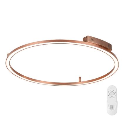 Immax NEO 07325-120C - Димируемо LED таванно осветително тяло FINO LED/72W/230V 120 cm Tuya розово злато + дистанционно управление