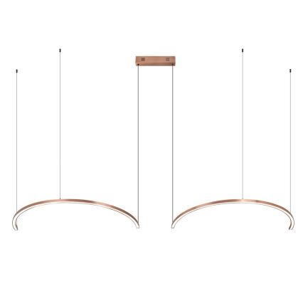 Immax NEO 07328L - LED димируем полилей на кабел FINO LED/72W/230V 120 cm Tuya розово злато + дистанционно управление