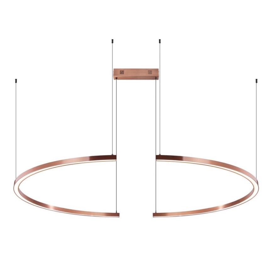 Immax NEO 07328L - LED димируем полилей на кабел FINO LED/72W/230V 120 cm Tuya розово злато + дистанционно управление