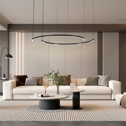 Immax NEO 07329L - LED димируем полилей на кабел FINO LED/72W/230V 120 см черен Tuya + дистанционно управление