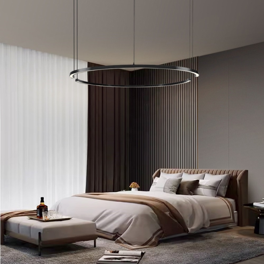 Immax NEO 07329L - LED димируем полилей на кабел FINO LED/72W/230V 120 см черен Tuya + дистанционно управление