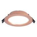 Immax NEO 07330L - LED димируемо вградено осветително тяло DOWN LED/12W/230V Wi-Fi Tuya Ø 12 см розово злато
