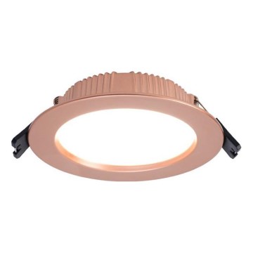 Immax NEO 07330L - LED димируемо вградено осветително тяло DOWN LED/12W/230V Wi-Fi Tuya Ø 12 см розово злато