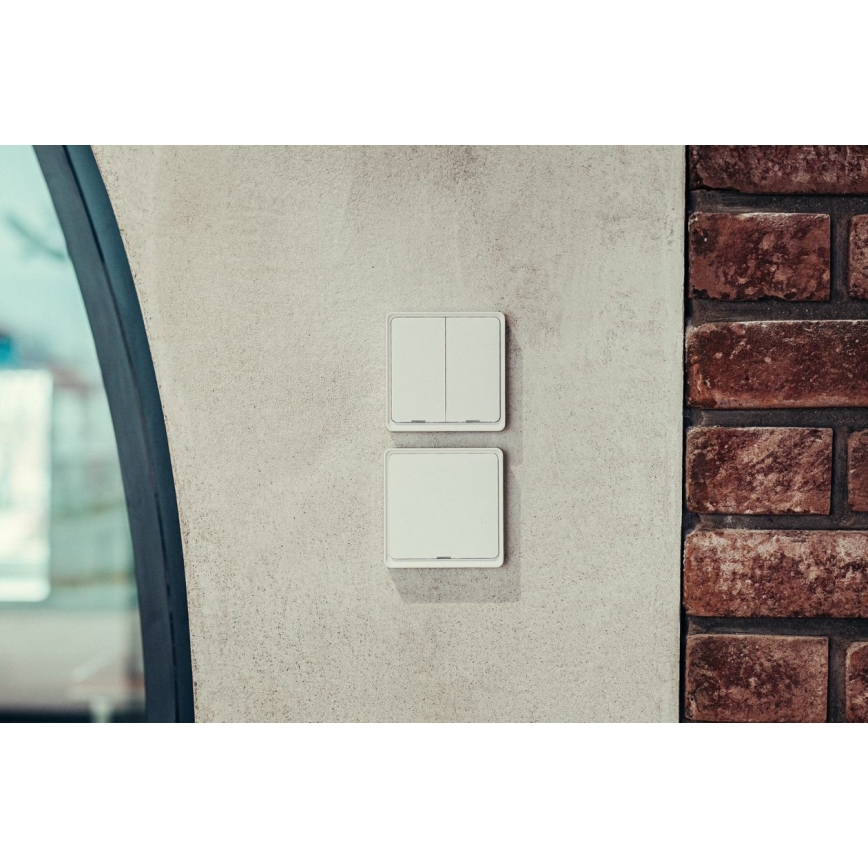 Immax NEO 07507C - К-кт 3бр. превключватели с 2 бутона SMART 3xCR2430 Zigbee 3.0 Tuya