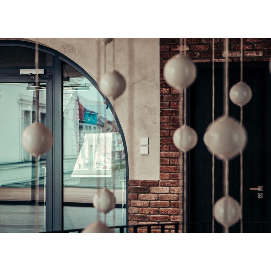 Immax NEO 07507L - Превключвател с 2 бутона SMART 1xCR2430 Zigbee 3.0 Tuya