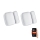 Immax NEO 07511L - К-кт 2x Магнитен сензор за прозорци и врати SMART 1xCR2032  Zigbee Tuya