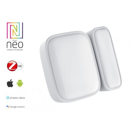 Immax NEO 07511L - К-кт 2x Магнитен сензор за прозорци и врати SMART 1xCR2032  Zigbee Tuya