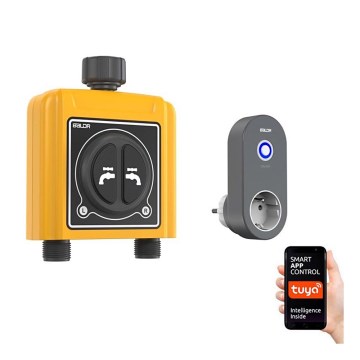 Immax NEO 07514L - Двойна напоителна система NEO LITE Wi-Fi Tuya 230V/4xAA IP54