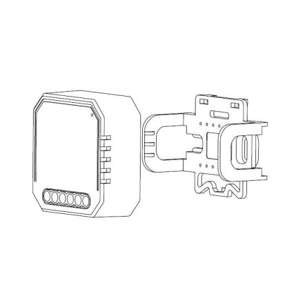 Immax NEO 07521L - Смарт контролер с измерване на консумация V6 с 1 бутон Tuya