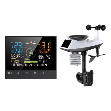 Immax NEO 07528L - Професионална метеорологична станция 7 в 1 NEO LITE SMART 5V/2xAAA + 3xAA