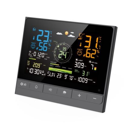 Immax NEO 07528L - Професионална метеорологична станция 7 в 1 NEO LITE SMART 5V/2xAAA + 3xAA