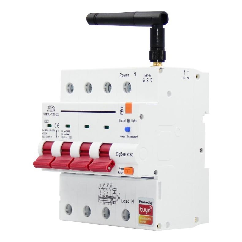 Immax NEO 07531L - Смарт прекъсвач 3-фазен 1-63A