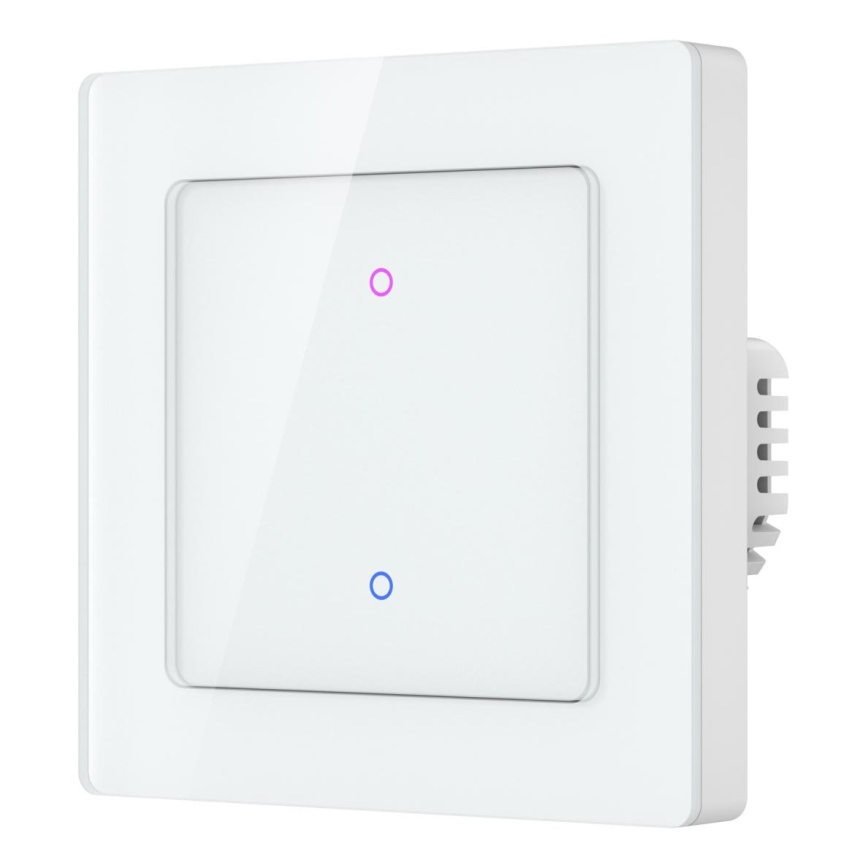 Immax NEO 07539L - Умен двубутонен ключ 230V Wi-Fi Tuya
