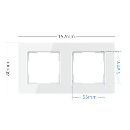Immax NEO 07541L - Рамка за ключове, контакти и термостати 2Z