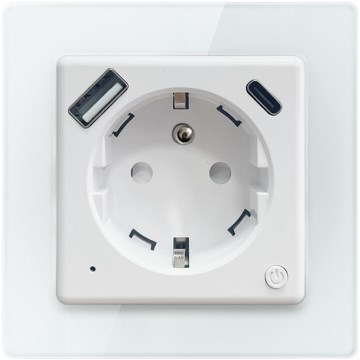Immax NEO 07544L - Умна розетка E 16A/230V + 1xUSB-A+1xUSB-C PD 20W Wi-Fi