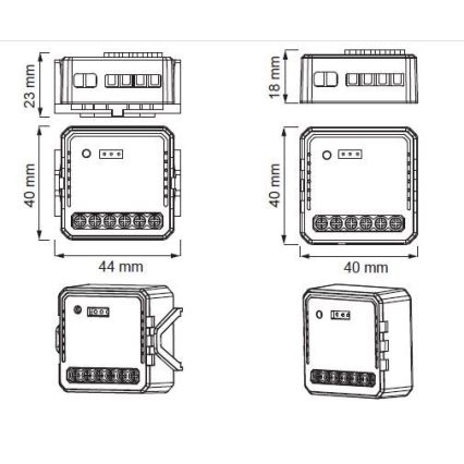 Immax NEO 07571L - Smart дистанционно управление NEO LITE V7 с 2 бутона Wi-Fi Tuya