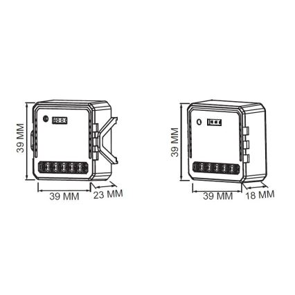 Immax Neo 07580L - Интелигентен контролер за управление на щори и ролетни щори Tuya