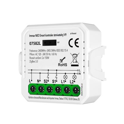 Immax Neo 07582L - Смарт димируем контролер V9 с 2 бутона Tuya