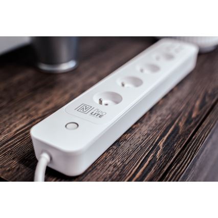 Immax NEO 07707L - Разклонител NEO LITE Smart 4AC + 4USB Wi-Fi Tuya 1,5 м