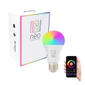 Immax NEO 07712L - LED RGB+CCT Димируема крушка NEO LITE Smart E27/9W/230V Wi-Fi Tuya 2200 - 6500K