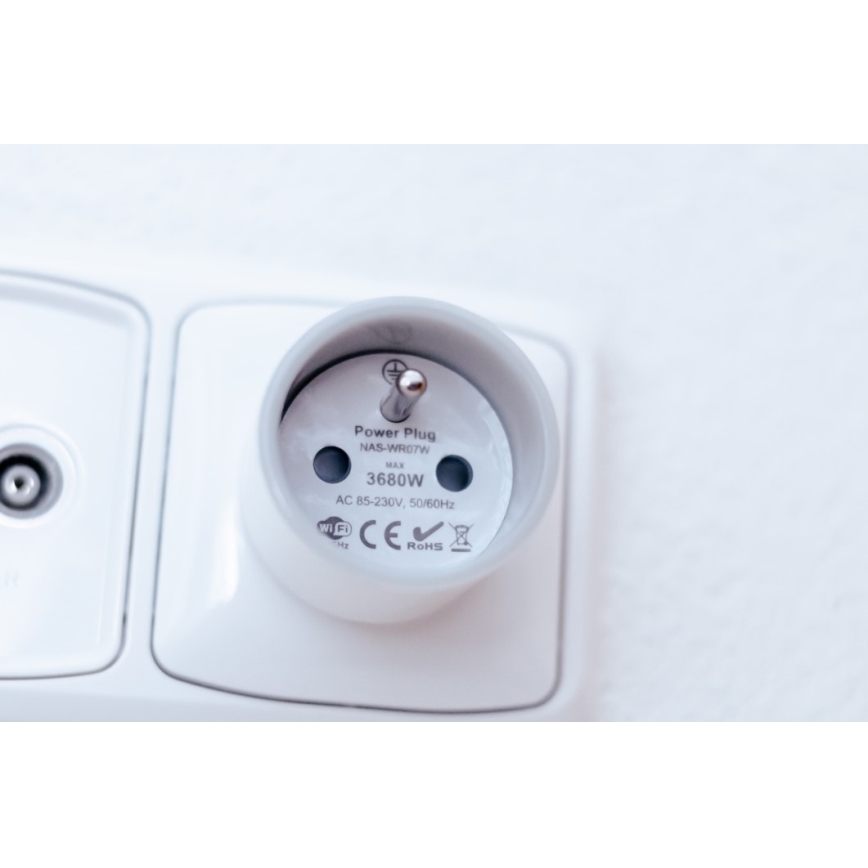 Immax NEO 07715C - К-кт 3бр. смарт контакти NEO LITE 3680W/230V/16A Wi-Fi Tuya