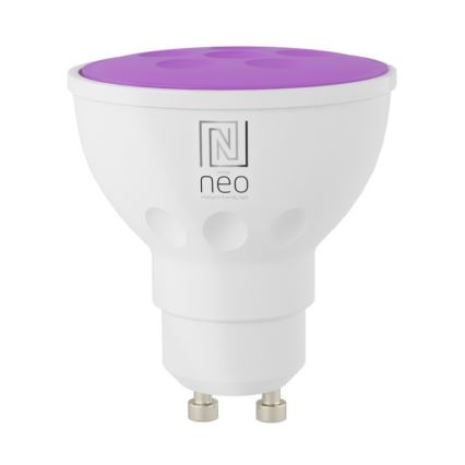 Immax NEO 07724L - LED RGB+CCT Димируема крушка GU10/4,8W/230V 2700K Wi-Fi Tuya