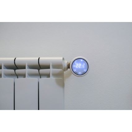 Immax NEO 07732A - К-кт 3 бр. термостатични глави 2xAA/3V Tuya