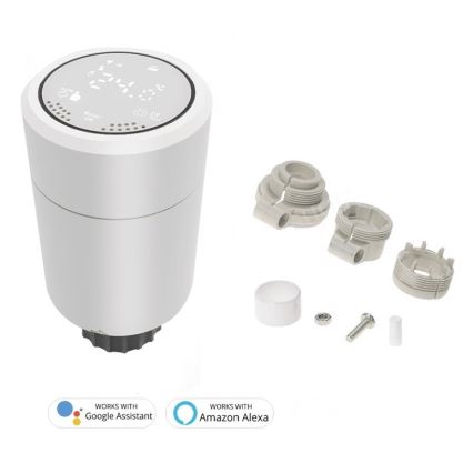 Immax NEO 07732A - К-кт 3 бр. термостатични глави 2xAA/3V Tuya