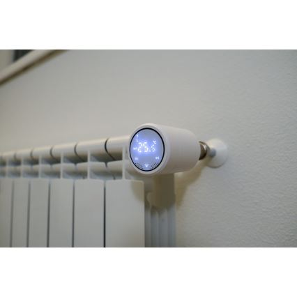 Immax NEO 07732C - К-кт 4бр. термостатични глави + BRIDGE PRO v3 2xAA/3V Wi-Fi Tuya