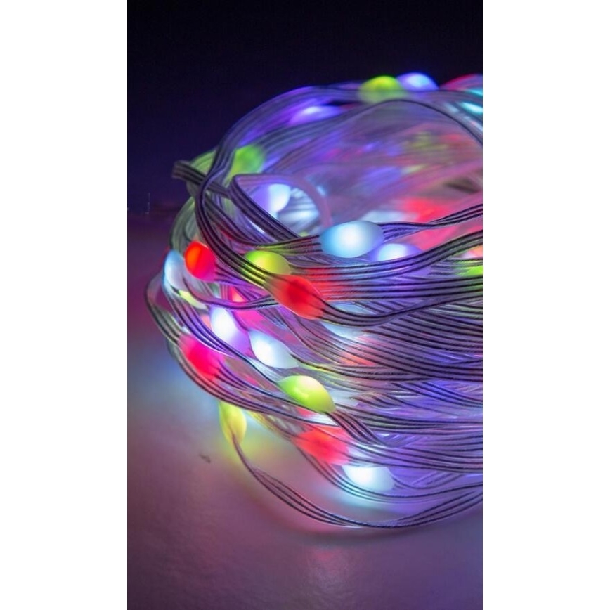 Immax NEO 07736L - LED RGB Димируем екстериорен лента NEO LITE LED/8,4W/230V 16 m IP44 Wi-Fi Tuya