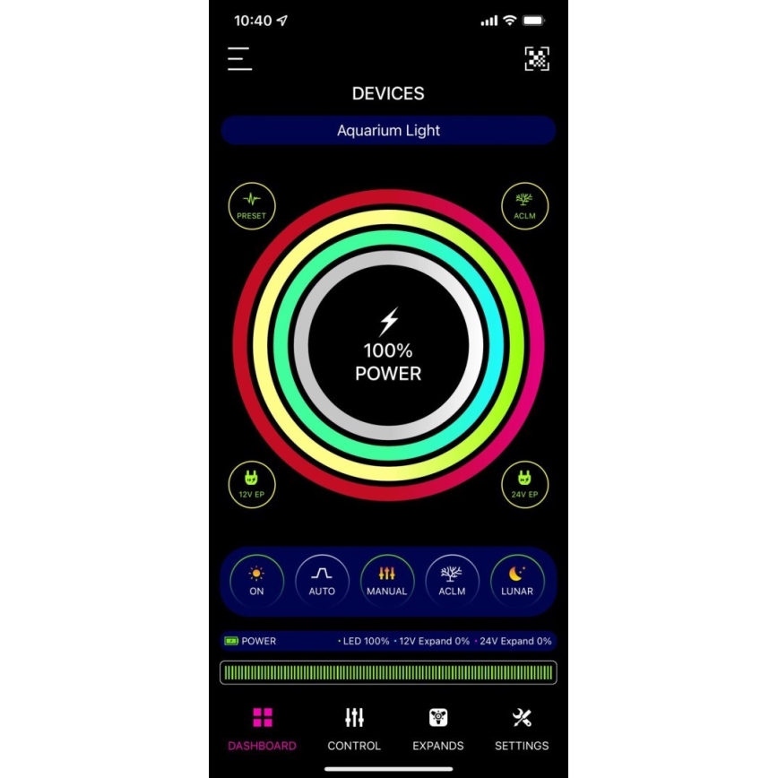 Immax NEO 07741L - LED WRGB Осветление за аквариум NEO LITE LED/60W/24V Wi-Fi Tuya