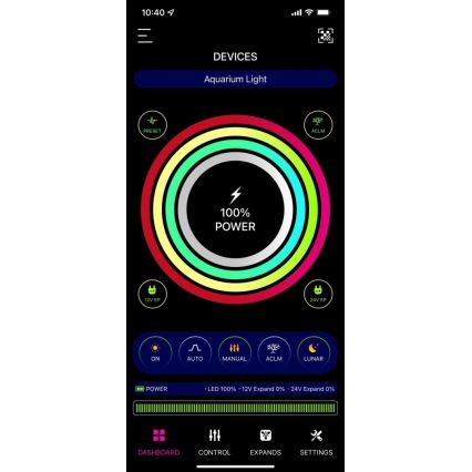 Immax NEO 07742L - LED WRGB Осветление за аквариум NEO LITE LED/90W/24V Wi-Fi Tuya